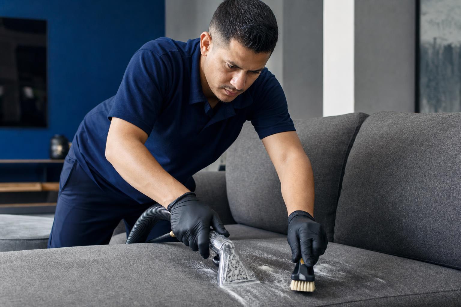 Upholstery & Fabric Cleaning work in progress